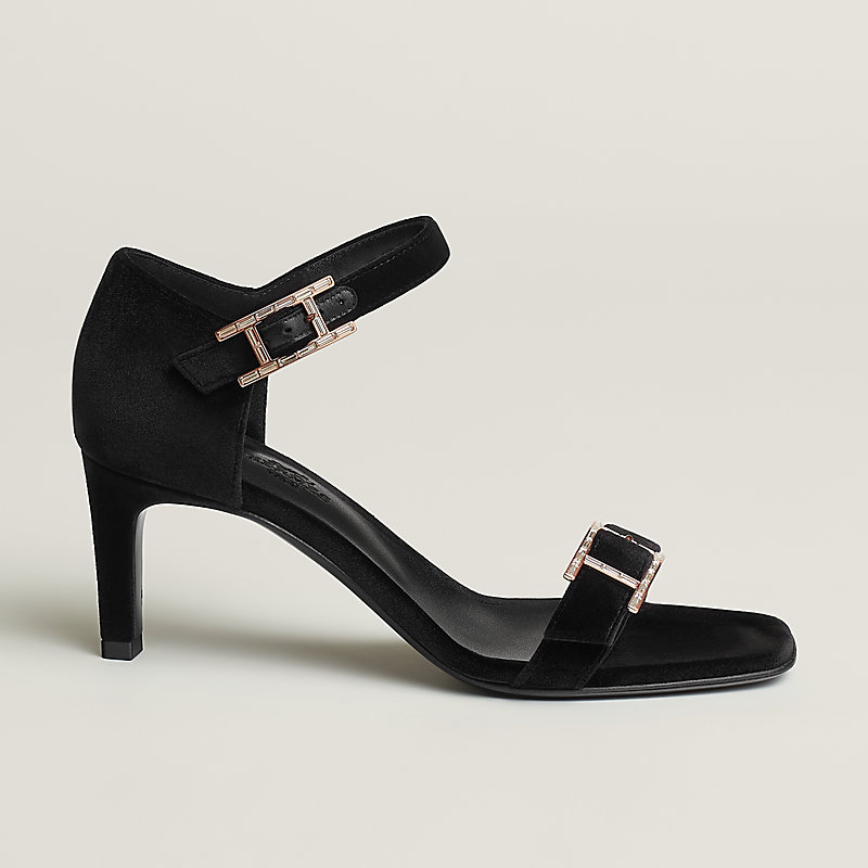 エルメス HERMES パンプス ローファー ヒール コンスタンス 黒